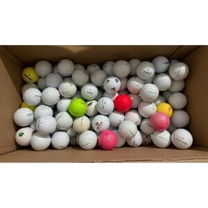 ( 145 ) MIXED BOX OF GOLF BALLS